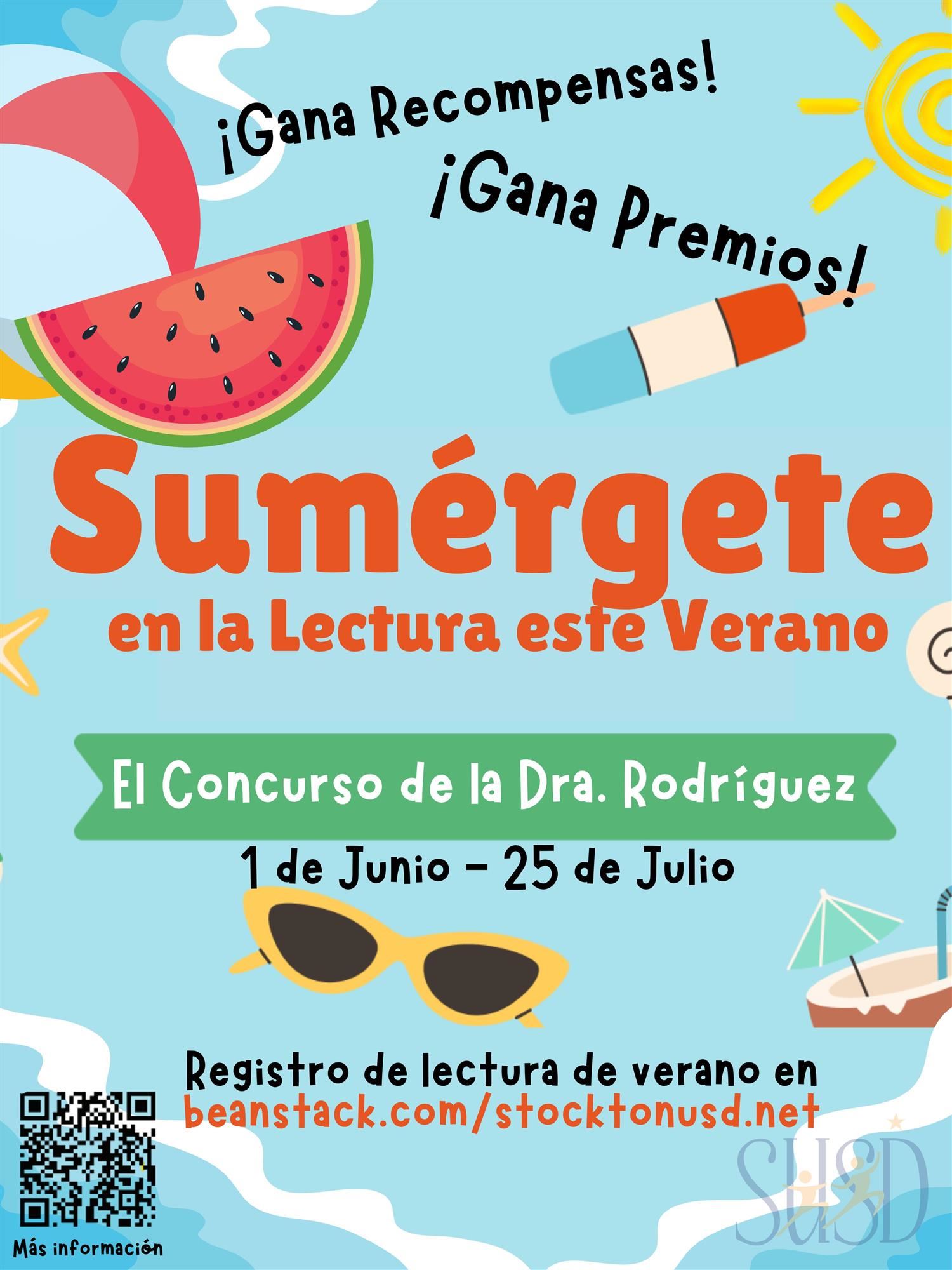  Sumérgete en la lecture este Verano! El Concurso de la Dra. Rodriguez